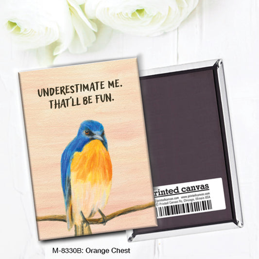 Orange Chest, Magnet (M-8330B), Front, printedcanvas.com
