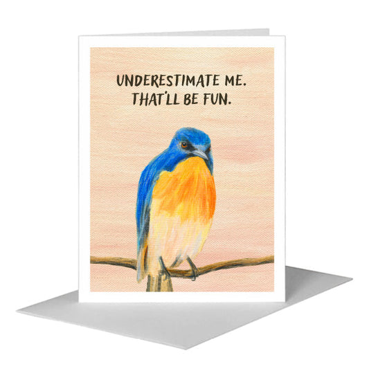 Orange Chest, Greeting Card (#8330B) A2 Card Front, www.printedcanvas.com