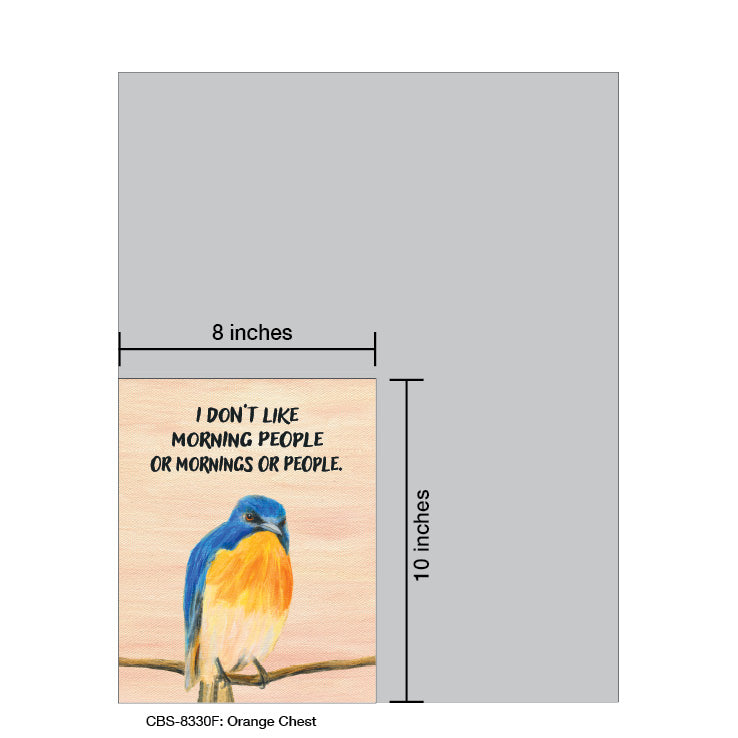 Orange Chest, Card Board (8330F), Card Board: 8x10, printedcanvas.com