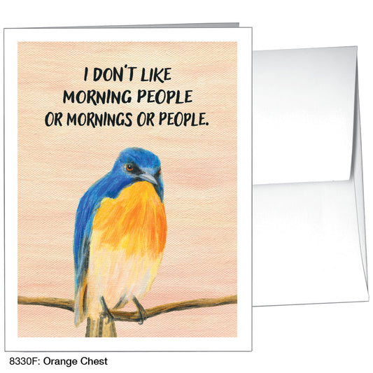 Orange Chest, Greeting Card (8330F), A2 Card Front, www.printedcanvas.com