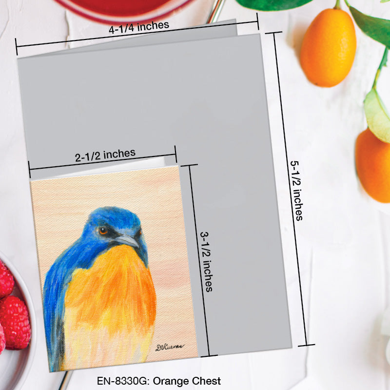 Orange Chest, Greeting Card (8330G), Enclosure Card, www.printedcanvas.com