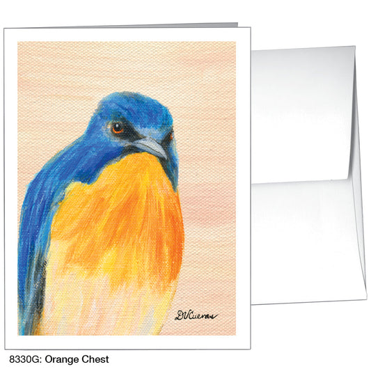 Orange Chest, Greeting Card (8330G), A2 Card Front, www.printedcanvas.com