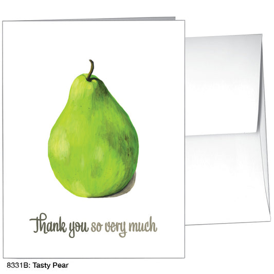 Tasty Pear, Greeting Card (8331B), A2, printedcanvas.com