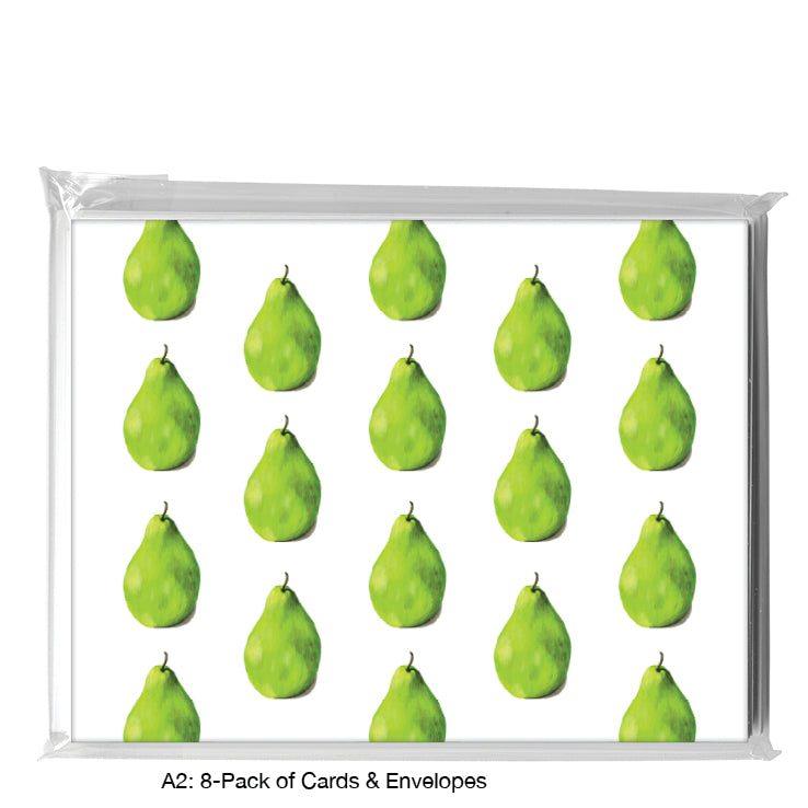 Tasty Pear, Greeting Card (#8331C)