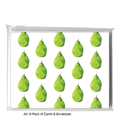 Tasty Pear, Greeting Card (#8331C)