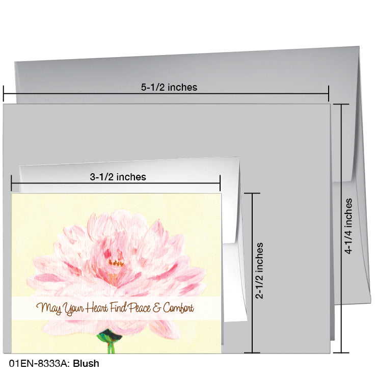 Blush, Greeting Card (8333A), Enclosure Card, printedcanvas.com