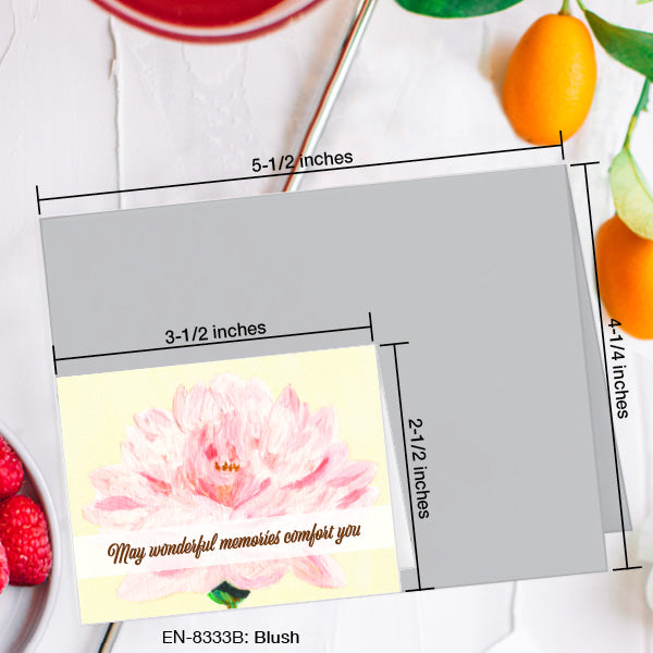 Blush, Greeting Card (8333B), Enclosure, www.printedcanvas.com