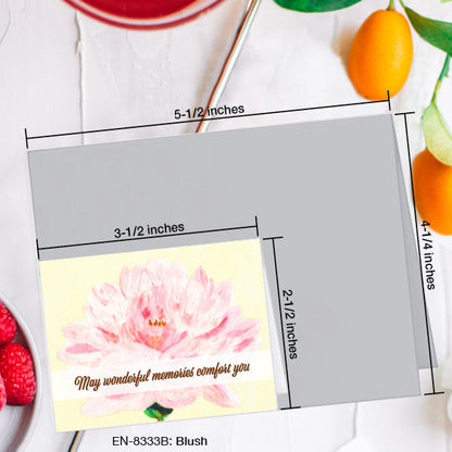 Blush, Greeting Card (8333B), Enclosure, www.printedcanvas.com