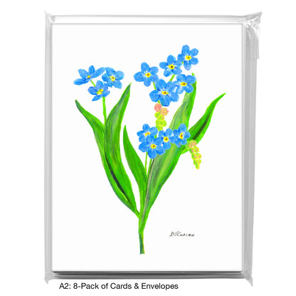 Forget Me Not, Greeting Card (8334)
