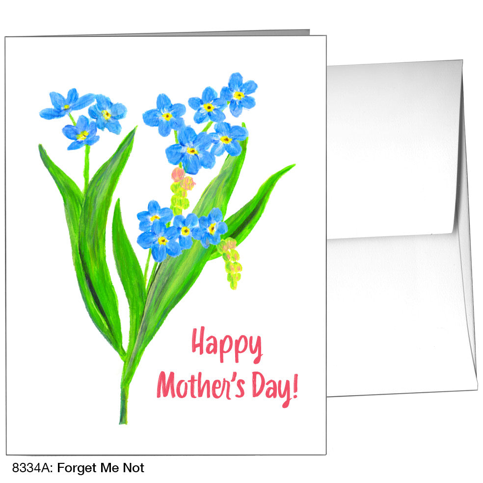 Forget Me Not, Greeting Card (8334A)