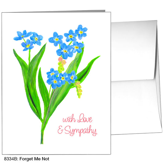 Forget Me Not, Greeting Card (8334B)