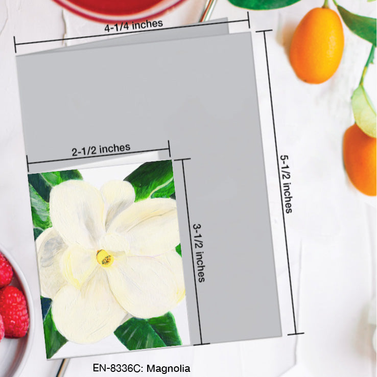Magnolia, Greeting Card (8336C), Enclosure Card, www.printedcanvas.com