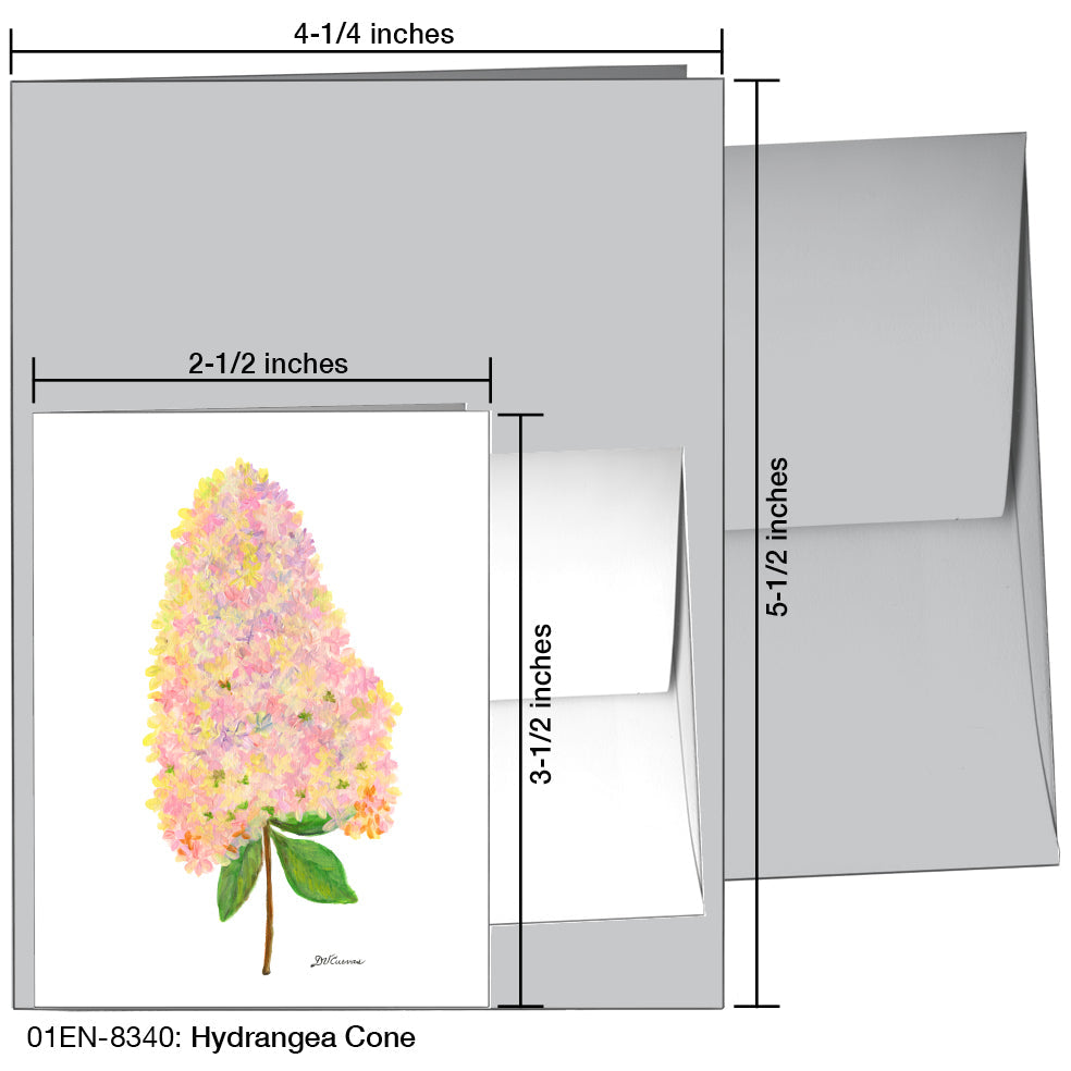 Hydrangea Cone, Greeting Card (8340), Enclosure, printedcanvas.com
