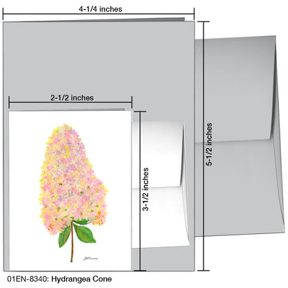 Hydrangea Cone, Greeting Card (8340), Enclosure, printedcanvas.com