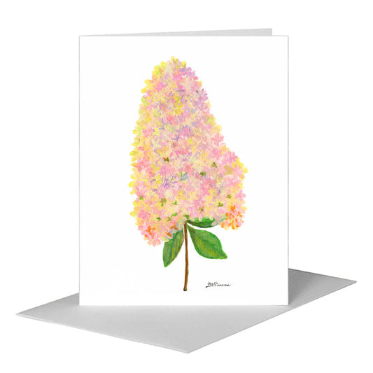 Hydrangea Cone, Greeting Card (#8340A) A2 Card Front, www.printedcanvas.com