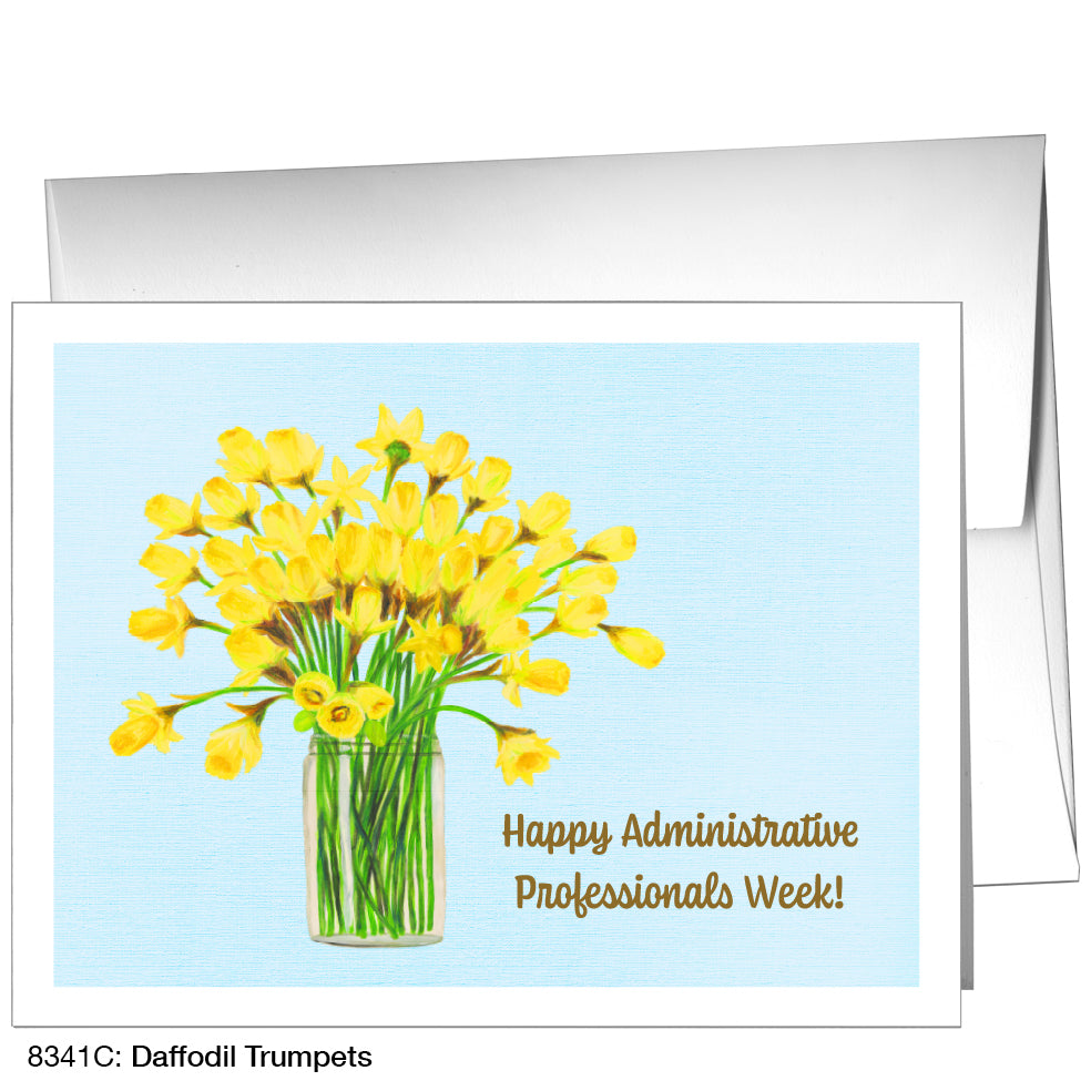 Daffodil Trumpets, Greeting Card (8341C)