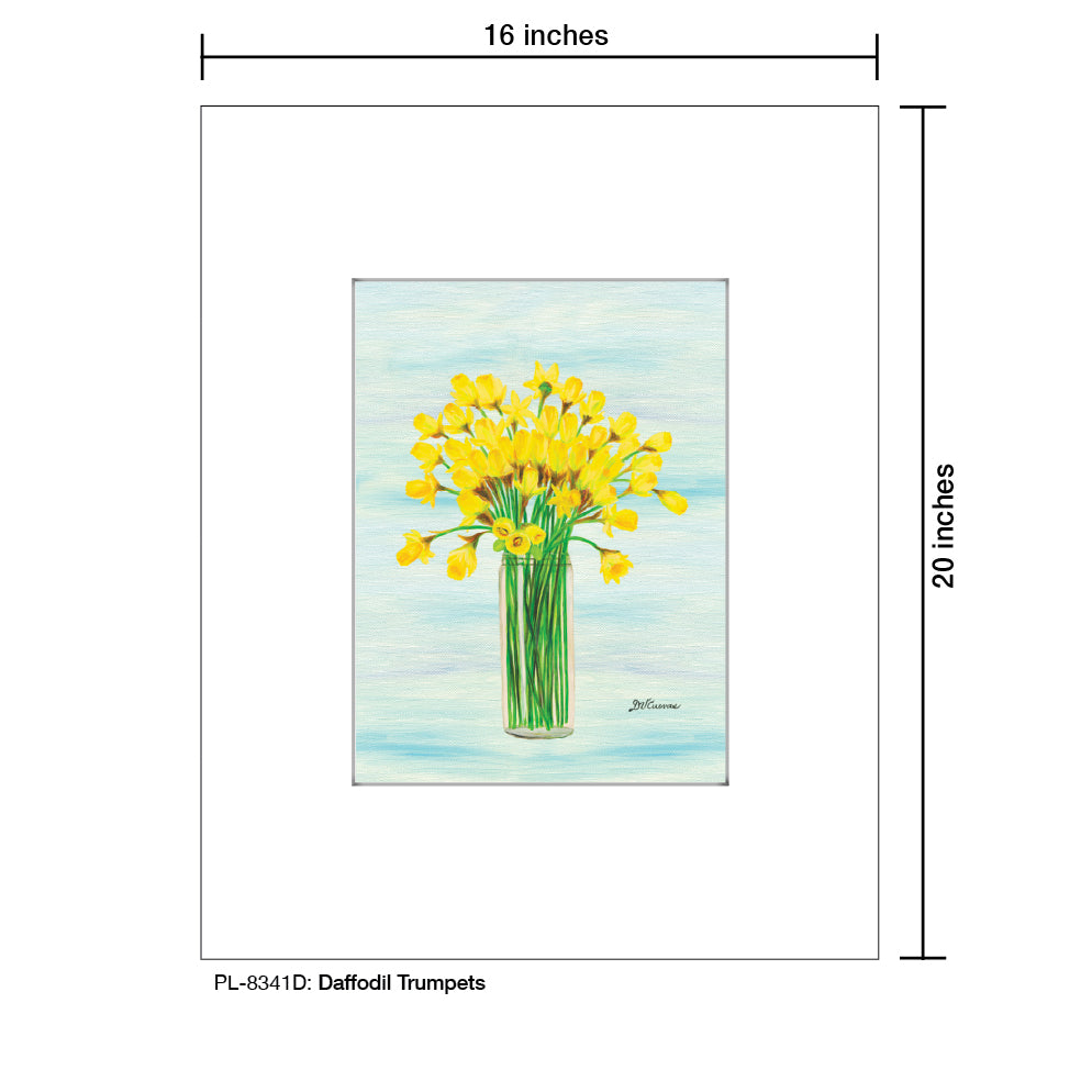 Daffodil Trumpets, Print (#8341D)