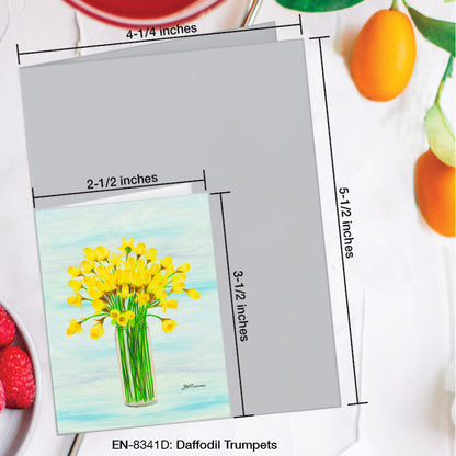 Daffodil Trumpets, Greeting Card (#8341D)