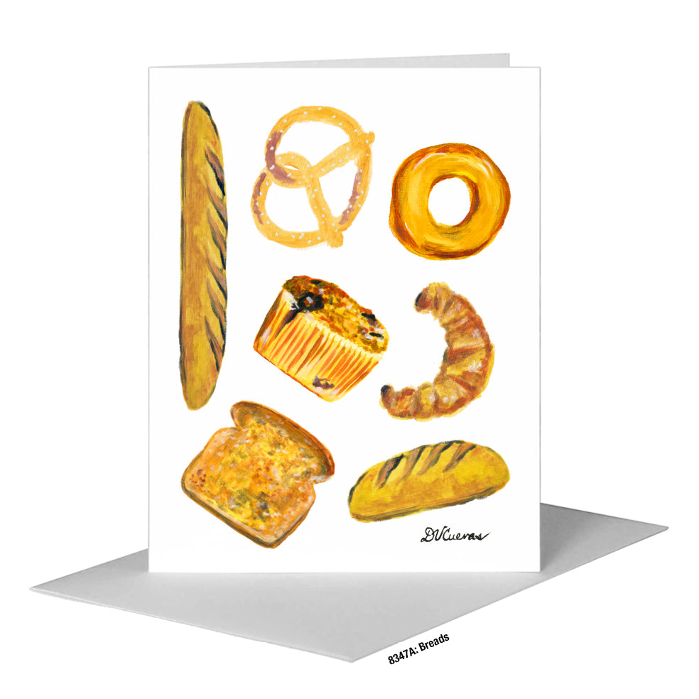 Breads, Greeting Card (#8347A)