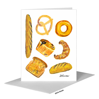 Breads, Greeting Card (#8347A)