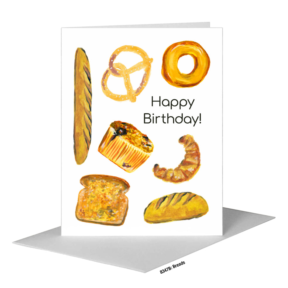 Breads, Greeting Card (#8347B)