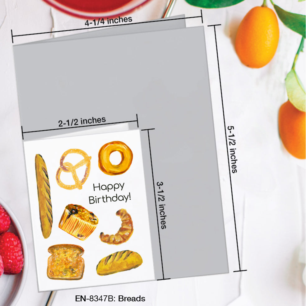Breads, Greeting Card (#8347B)