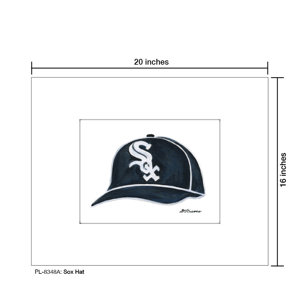 Sox Hat, Print (#8348A)