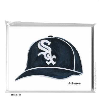 Sox Hat, Greeting Card (#8348A)