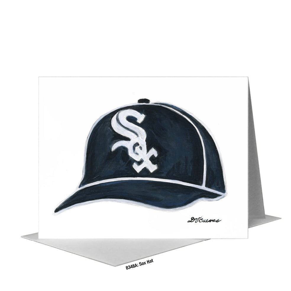 Sox Hat, Greeting Card (#8348A)