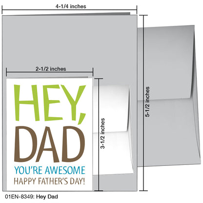 Hey Dad, Greeting Card (8349), Enclosure, printedcanvas.com
