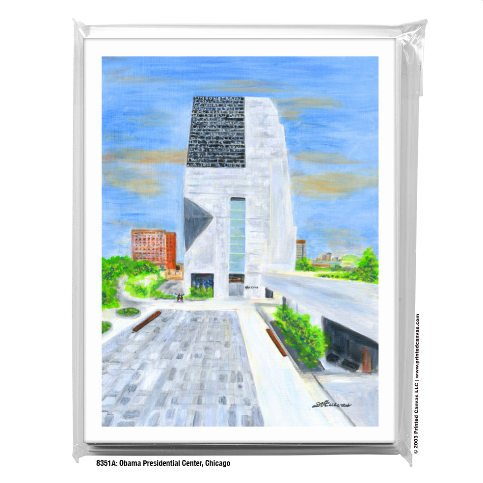 Obama Presidential Center, Chicago, Greeting Card (#8351A)