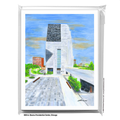 Obama Presidential Center, Chicago, Greeting Card (#8351A)