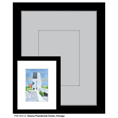 Obama Presidential Center, Chicago, Print (#8351A)