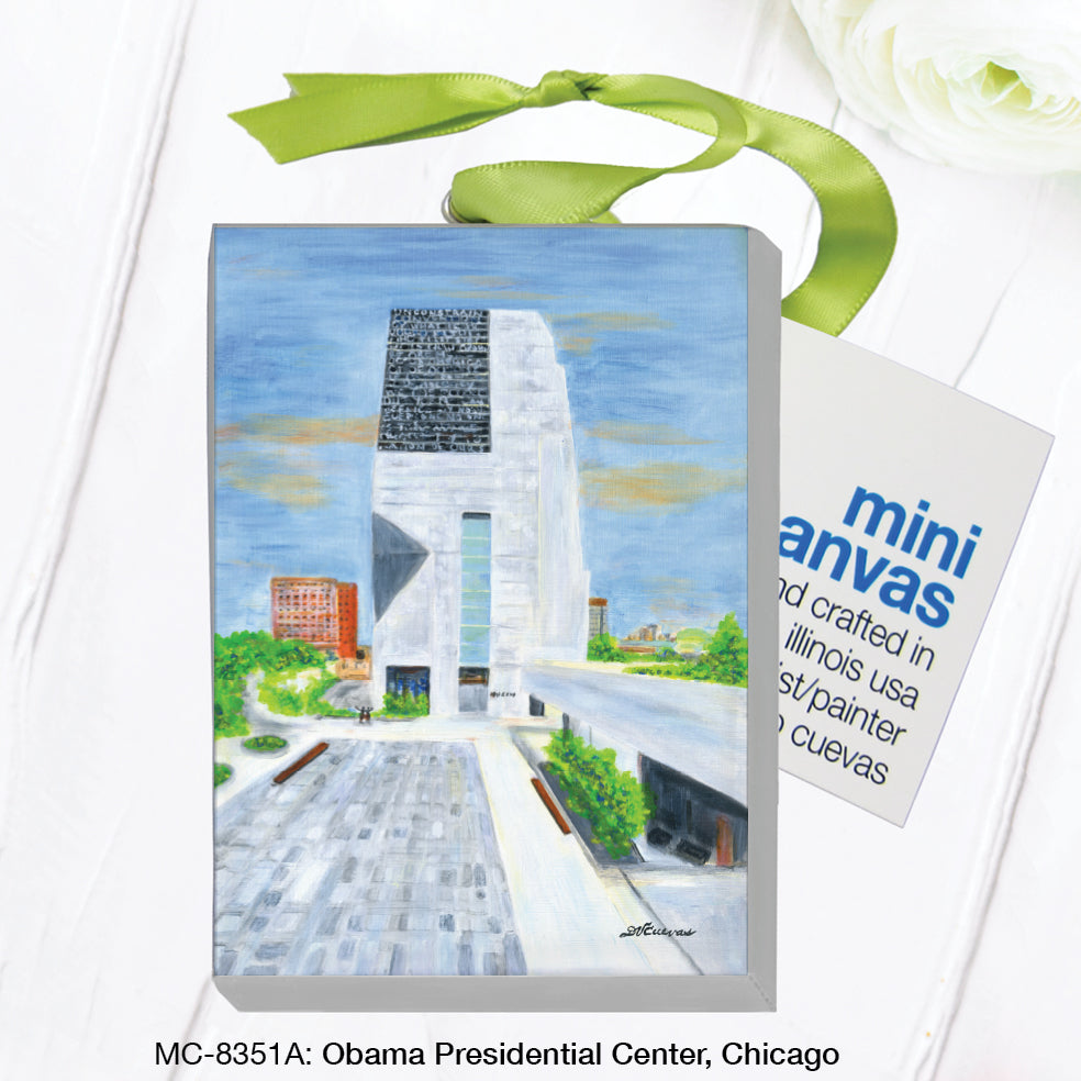 Obama Presidential Center, Chicago, Mini Canvas (MC-8351A)
