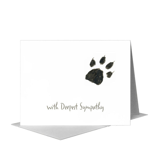 Cat Paw, Greeting Card (#8356A) A2 Card Front, www.printedcanvas.com