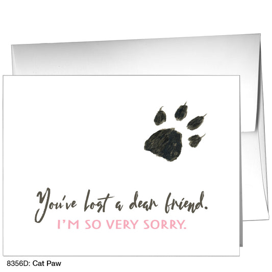 Cat Paw, Greeting Card (8356D)