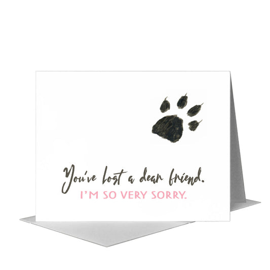 Cat Paw, Greeting Card (#8356D) A2 Card Front, www.printedcanvas.com