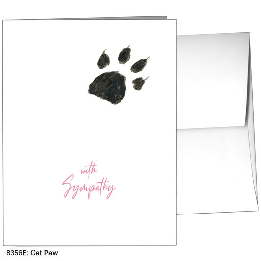 Cat Paw, Greeting Card (8356E), A2, printedcanvas.com