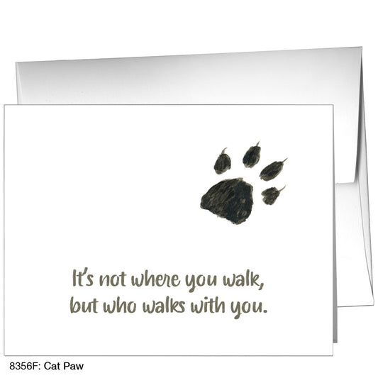 Cat Paw, Greeting Card (8356F)