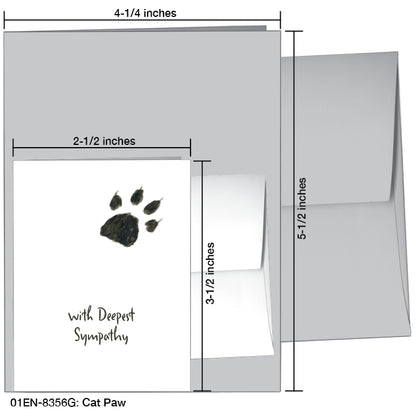 Cat Paw, Greeting Card (#8356G)