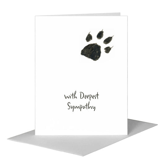 Cat Paw, Greeting Card (#8356G) A2 Card Front, www.printedcanvas.com