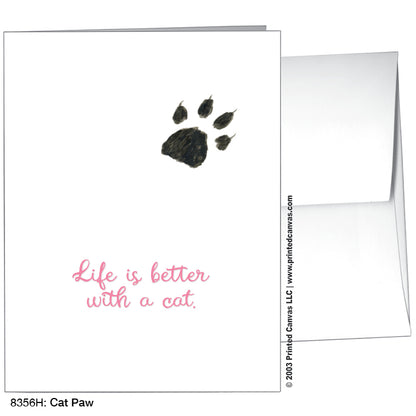 Cat Paw, Greeting Card (#8356H)