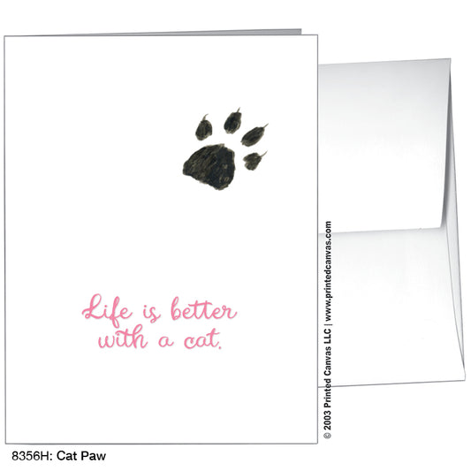 Cat Paw, Greeting Card (#8356H)