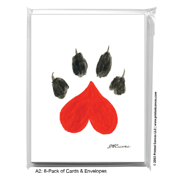 Cat Paw, Greeting Card (#8356Q)