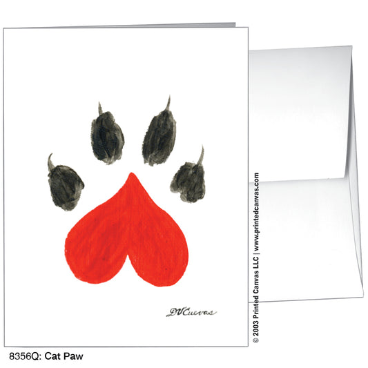 Cat Paw, Greeting Card (#8356Q)