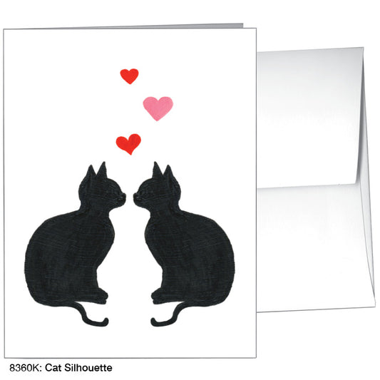 Cat Silhouette, Greeting Card (#8360K)