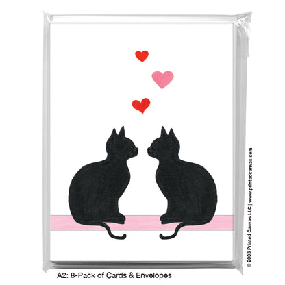 Cat Silhouette, Greeting Card (#8360K)