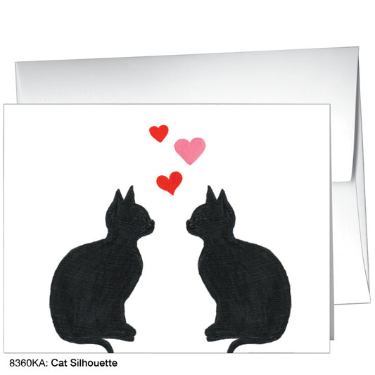 Cat Silhouette, Greeting Card (#8360KA)