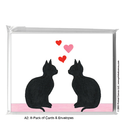 Cat Silhouette, Greeting Card (#8360KA)