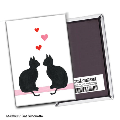 Cat Silhouette, Magnet (M-8360K)